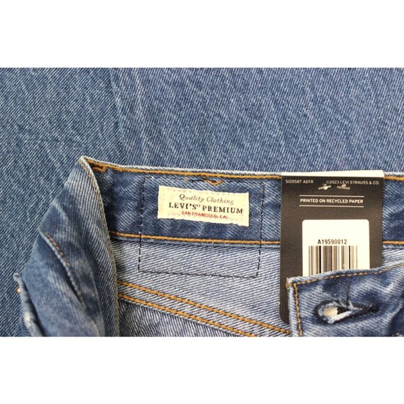 nwt LEVI'S® Premium 501 The Original ‘90s Mid-Rise Straight-Leg Blue Jean (31) - Picture 9 of 16
